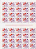 Tuvalu 1988 Red Cross 60c complete imperf sheet of 40 (2 panes of 20 with gutter between) as SG 521