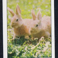 Bernera 1982 Rabbits imperf souvenir sheet (£1 value) unmounted mint
