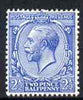 Great Britain 1912-24 KG5 Royal Cypher 2.5d blue with watermark reversed, mounted mint, SG 372wj
