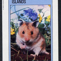 Bernera 1982 Animal (Gerbil) imperf deluxe sheet (£2 value) unmounted mint