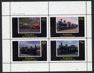 Eynhallow 1982 Steam Locos #07 perf,set of 4 values (10p to 75p) unmounted mint