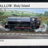 Eynhallow 1982 Steam Locos #07 imperf souvenir sheet (£1 value) unmounted mint