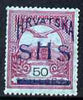 Yugoslavia - Croatia 1918 Turil 50f with Hrvatska SHS opt mounted mint SG 54