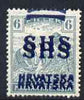 Yugoslavia - Croatia 1918 Harvesters 6f with Hrvatska SHS opt doubled mounted mint SG 58var