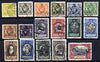 Liechtenstein 1921-24 Swiss Currency set of 17 fine cds used, SG 47-62 & 66, cat £160++