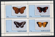 Staffa 1981 Butterflies perf,set of 4 values (10p to 75p) unmounted mint