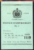 Samoa 1962 11s9d booklet (green cover) complete and very fine, SG SB8 (imprint 300/9/64-504)