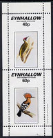 Eynhallow 1981 Birds #04 (Woodpecker & Hoopoe) perf,set of 2 values (40p & 60p) unmounted mint