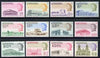 Antigua 1966-70 Pictorial P13.5 glazed paper defs (12v) unmounted mint SG 181a-95a