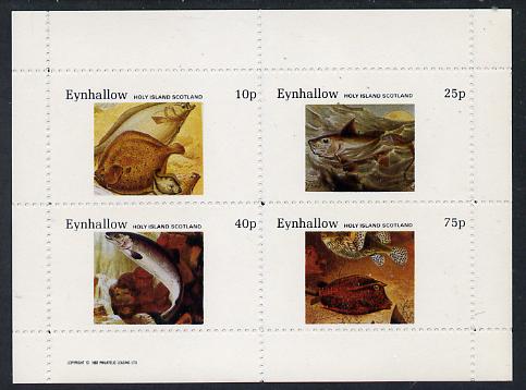 Eynhallow 1982 Fish #04 perf,set of 4 values (10p to 75p) unmounted mint