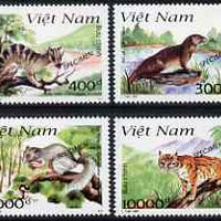 Vietnam 1997 Cat Ba National Park perf set of 4 overprinted SPECIMEN, only 200 sets produced, unmounted mint as SG 2112-15