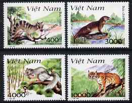Vietnam 1997 Cat Ba National Park perf set of 4 overprinted SPECIMEN, only 200 sets produced, unmounted mint as SG 2112-15