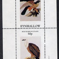 Eynhallow 1982 Birds of Prey #03 perf,set of 2 values (40p & 60p) unmounted mint