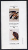 Eynhallow 1982 Birds of Prey #03 imperf,set of 2 values (40p & 60p) unmounted mint