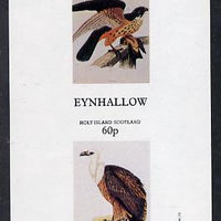 Eynhallow 1982 Birds of Prey #03 imperf,set of 2 values (40p & 60p) unmounted mint