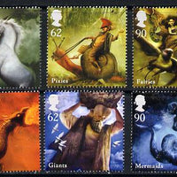 Great Britain 2009 Mythological Characters perf set of 6 unmounted mint