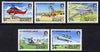 Guernsey - Alderney 1985 50th Anniversary of Airport perf set of 5 unmounted mint SG A18-22