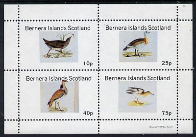 Bernera 1981 Waders perf,set of 4 values (10p to 75p) unmounted mint