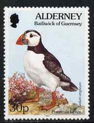 Guernsey - Alderney 1994-98 Flora & Fauna Defs 30p Puffin & Stonecrop unmounted mint SG A73