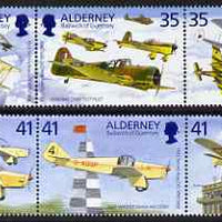 Guernsey - Alderney 1995 Birth Centenary of Tommy Rose (aviator) perf set of 6 unmounted mint SG A78-83