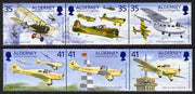 Guernsey - Alderney 1995 Birth Centenary of Tommy Rose (aviator) perf set of 6 unmounted mint SG A78-83