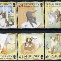 Guernsey - Alderney 1996 Cats perf set of 6 unmounted mint SG A89-92
