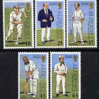 Guernsey - Alderney 1997 Anniversary of Cricket in Alderney perf set of 5 unmounted mint SG A96-100