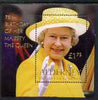 Guernsey - Alderney 2001 75th Birthday of HM The Queen perf m/sheet unmounted mint, SG MS A162