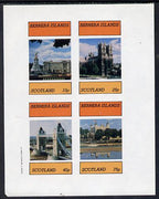 Bernera 1982 London Landmarks imperf,set of 4 values (10p to 75p) unmounted mint