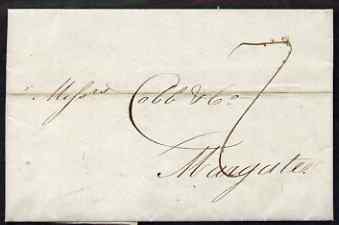 Great Britain 1811 entire to Margate with fine Bishop Mark