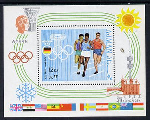 Ajman 1970 Olympics m/sheet unmounted mint (Mi BL 195A)