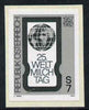 Austria 1982 black & white photographic proof of 7s Milk Day