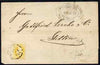 Austria 1876 wrapper Vienna to Stellin bearing 2kr yellow b/stamped AUSG.