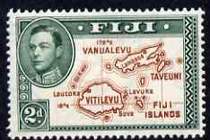 Fiji 1938-55 KG6 2d die I mounted mint SG 253