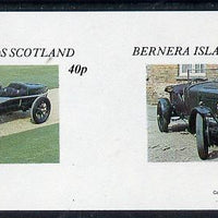 Bernera 1981 Vintage Cars imperf,set of 2 values (40p & 60p) unmounted mint
