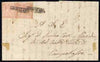 Italy - Naples 1859 entire bearing two x 1grano ahesives well tied by straight line ANNULLATO, stamps a little faded but attractive item