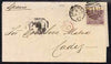 Great Britain 1867 6d pl.5 on entire to Cadiz nicely tied, SG97