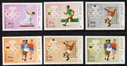Ajman 1970 Olympics (from 1960 to 1976) imperf set of 6 (Mi 570-75B) unmounted mint