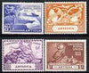 Antigua 1949 KG6 75th Anniversary of Universal Postal Union set of 4 mounted mint, SG 114-17