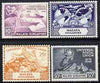 Singapore 1949 KG6 75th Anniversary of Universal Postal Union set of 4 mounted mint, SG 33-36