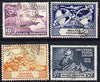 Singapore 1949 KG6 75th Anniversary of Universal Postal Union set of 4 fine cds used, SG 33-36
