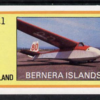 Bernera 1982 Gliders imperf souvenir sheet (£1 value) unmounted mint