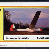 Bernera 1982 Gliders imperf deluxe sheet (£2 value) unmounted mint