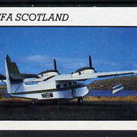 Staffa 1982 Sea Planes imperf souvenir sheet (£1 value) unmounted mint