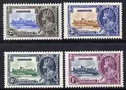 Gibraltar 1935 KG5 Silver Jubilee set of 4 mounted mint SG114-17