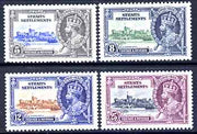 Malaya - Straits Settlements 1935 KG5 Silver Jubilee set of 4, mounted mint SG 256-9