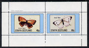 Staffa 1982 Butterflies (Large Copper & Large White) perf,set of 2 values (40p & 60p) unmounted mint