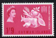 Cayman Islands 1963 Freedom From Hunger 1s9d unmounted mint, SG 180