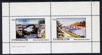 Eynhallow 1982 Bridges (Bronte & Sheepwash) perf,set of 2 values (40p & 60p) unmounted mint