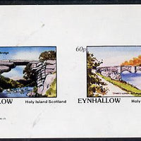 Eynhallow 1982 Bridges (Bronte & Sheepwash) imperf,set of 2 values (40p & 60p) unmounted mint